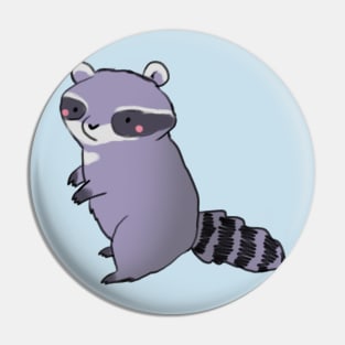 Cute Cartoon raccoon Pin