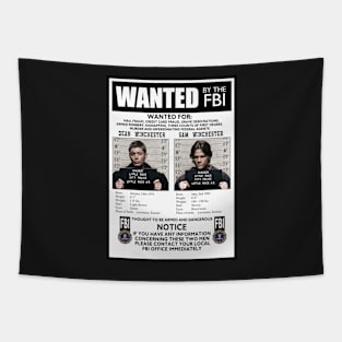 FBI Wanted Poster T Shirt Tapestry