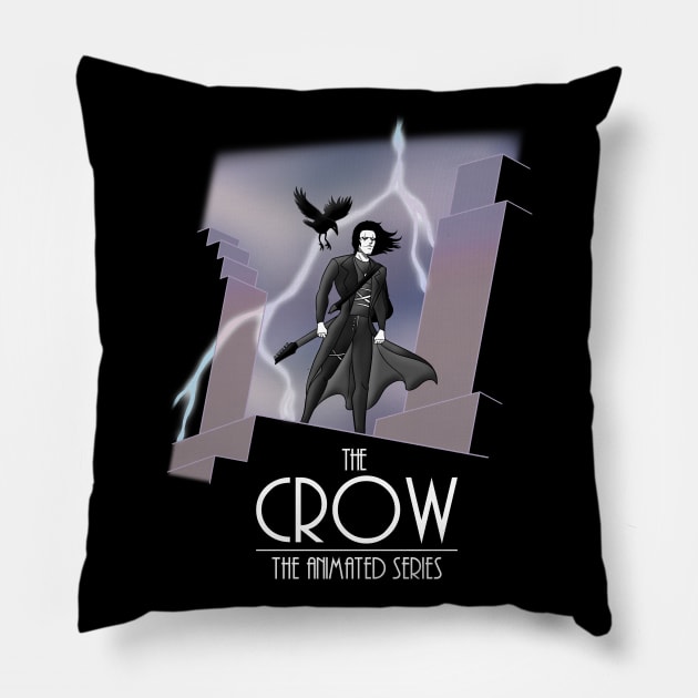 Crow: T.A.S. Pillow by enricoceriani