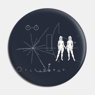 Lesbian Pride Pioneer Plaque Pin