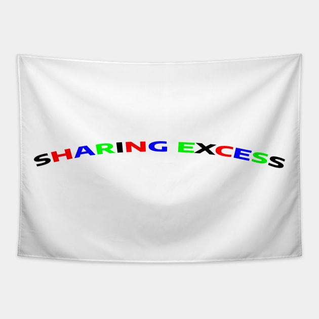 SHARING EXCESS Tapestry by Shop.infojanak
