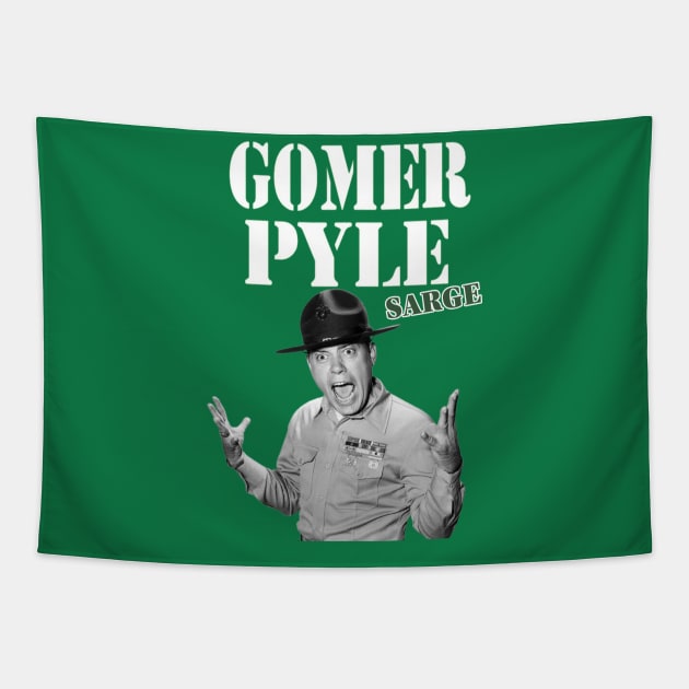 Gomer Pyle  U.S.M.C. Sarge , Frank Sutton Tapestry by CS77