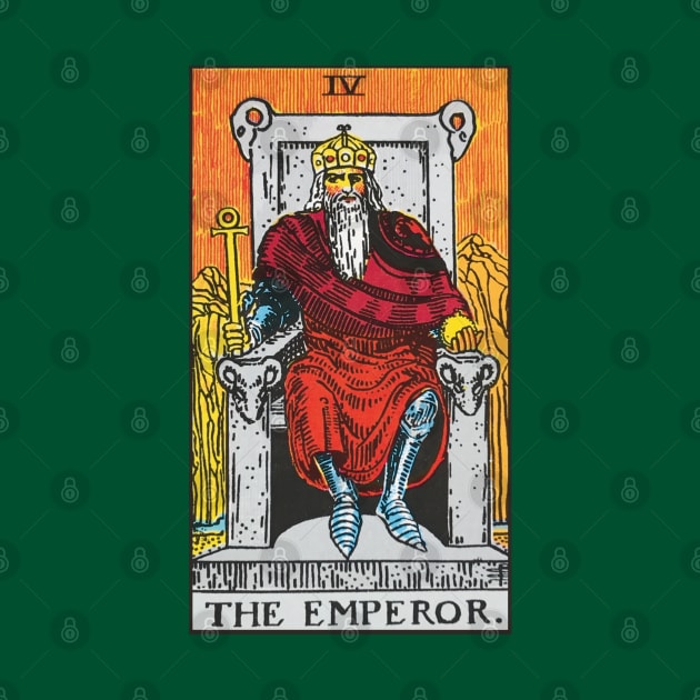 The Emperor tarot card by Nate's World of Tees