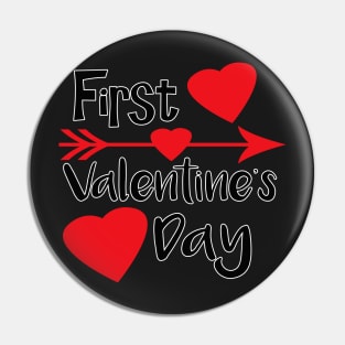 First Baby Valentine Gifts Pin