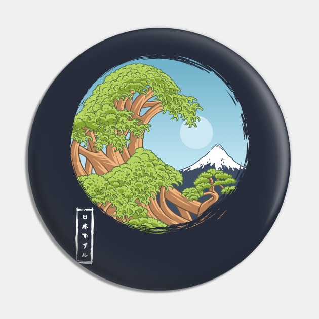 Bonsai Wave Pin by albertocubatas