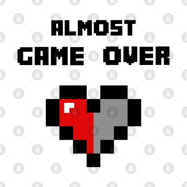 almost gameover pixel heart by tita