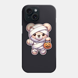 Halloween Mummy Bear Treats Phone Case