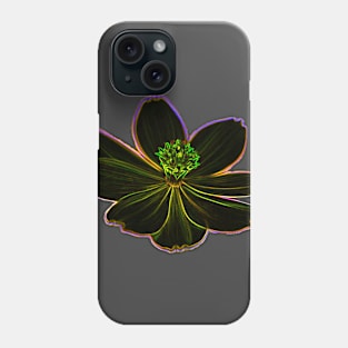 strange black flower Phone Case