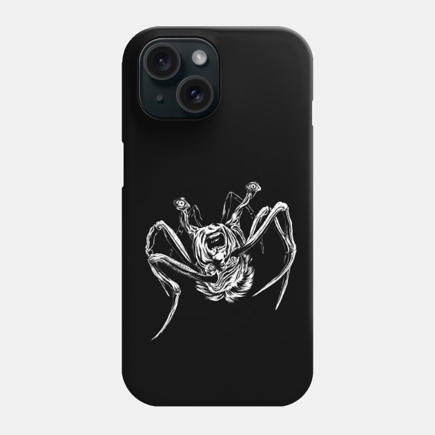 The Thing Spider Head Phone Case by JonathanGrimmArt