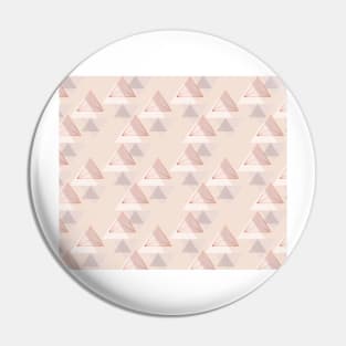 Blush rose gold triangles Pin