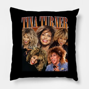 Vintage Tina Turner Retro 80s 90s Style Pillow