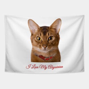 Abyssinian Cat T Shirt Tapestry