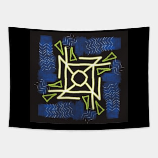 Abstraction with a Square Tapestry