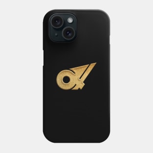 Mie Prefecture Symbol in Gold Faux Phone Case