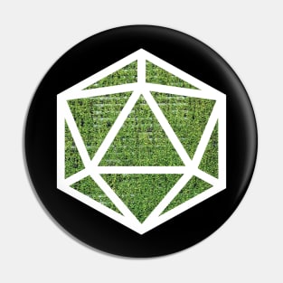 D20 Decal Badge - Druid's Bless Pin