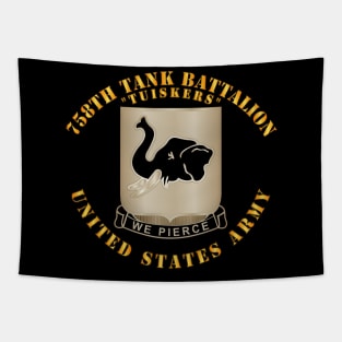 758th Tank Battalion - Tuskers - US Army Tapestry