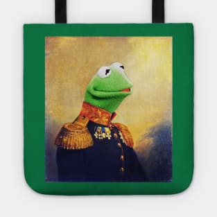 Kermit the Frog Retro Military Portrait Tote