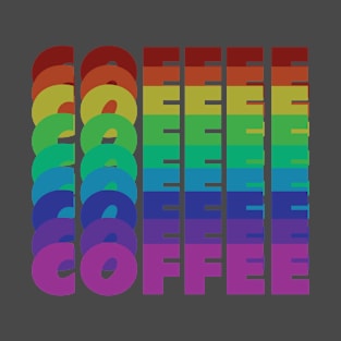 Rainbow Coffee T-Shirt