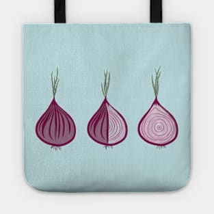 Onion Cutting Process Foodie Tote