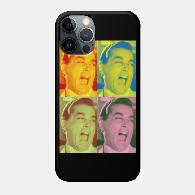 Ray Liotta Laugh mafia gangster movie Goodfellas painting multi-color - Goodfellas - Phone Case