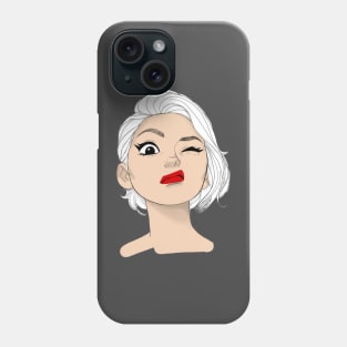 Funny girl Phone Case