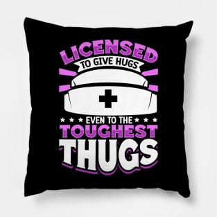 Care for the toughest thugs - correctional care Pillow