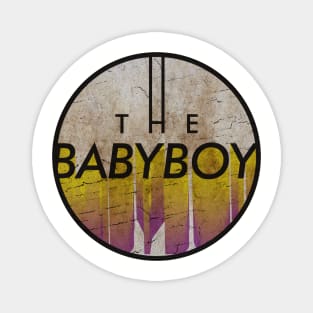 THE BABYBOY - VINTAGE YELLOW CIRCLE Magnet