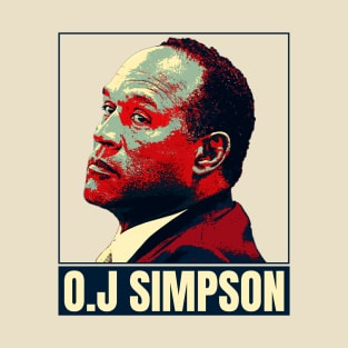 oj simpson retro color T-Shirt