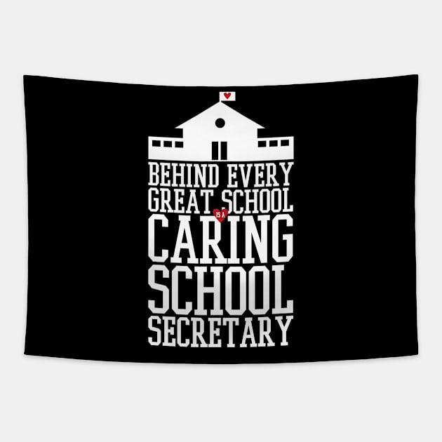 Caring School Secretary Tapestry by TheBestHumorApparel