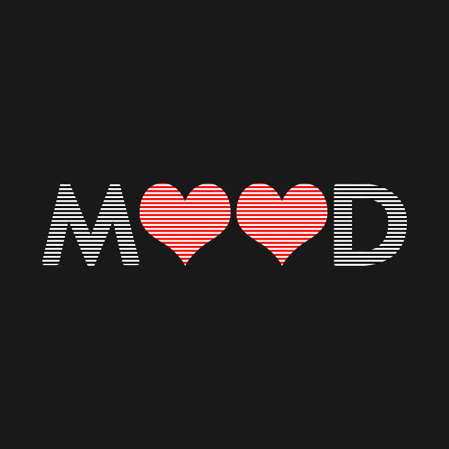 Mood - heart - love - black and red. by kerens