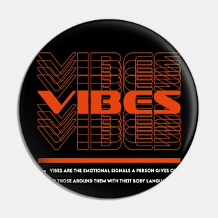 vibes multi text minimalistic streetwear Pin