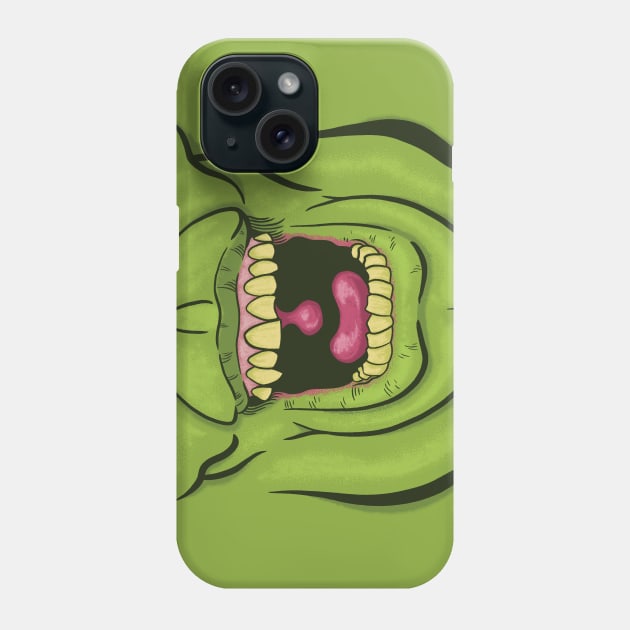 Slimed Face Phone Case by DCLawrenceUK