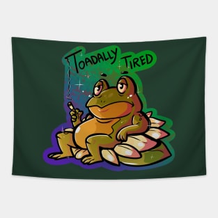 Toadally Tired Tapestry