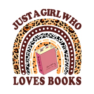 Just A Girl Who Love Books Lover T-Shirt