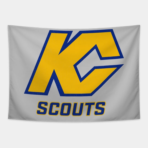 Defunct Kansas City Scouts Hockey NHL Tapestry by LocalZonly