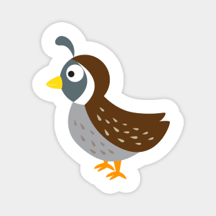 Cute Quail Magnet