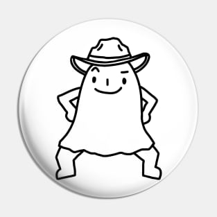 howdy ghost Pin