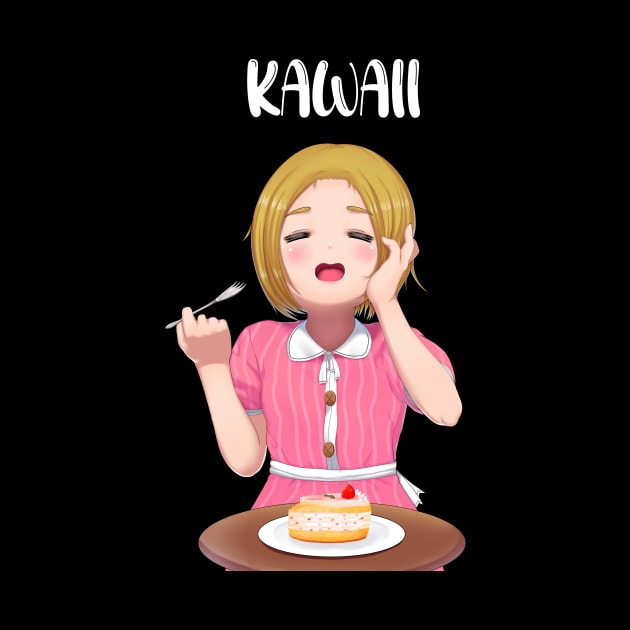 kawaii cake anime girl by Phantom Troupe