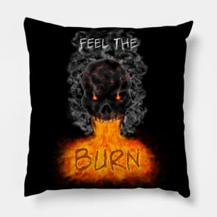 Burn Skull Pillow