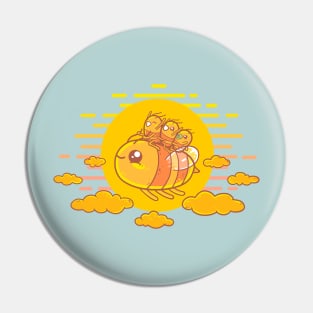 Bee Ride Pin