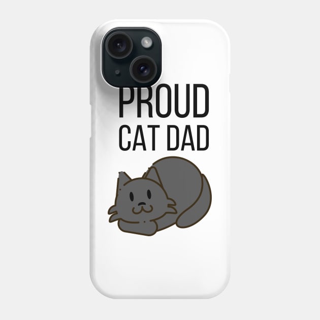 Proud Cat Dad Phone Case by A.P.