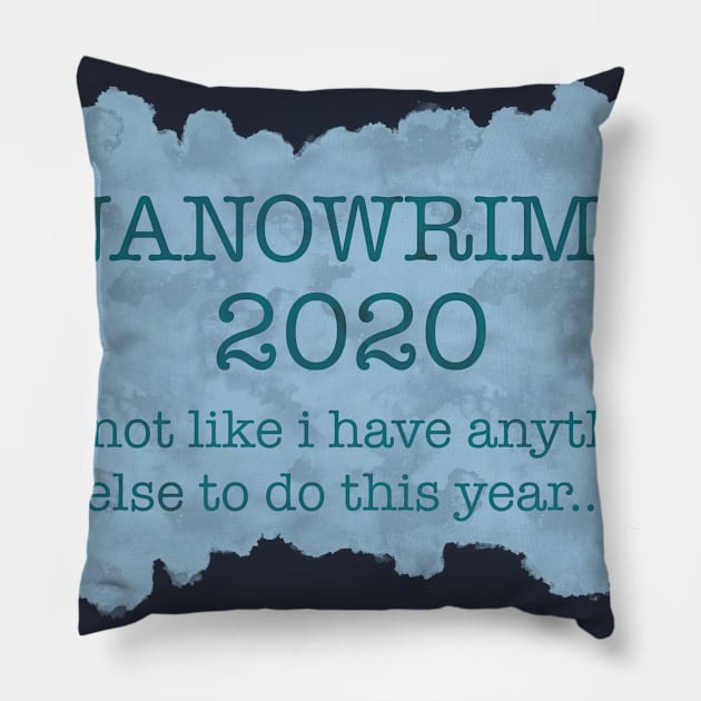 2020 NaNoWriMo Pillow by Aymzie94