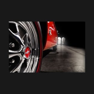 ford mustang, mustang wheel, red T-Shirt