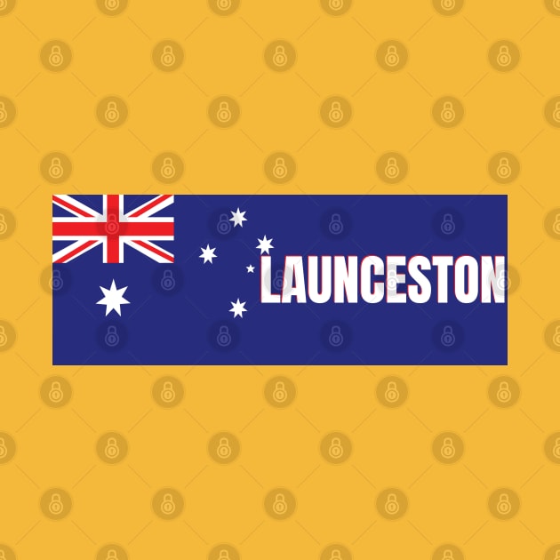 Launceston City in Australian Flag by aybe7elf