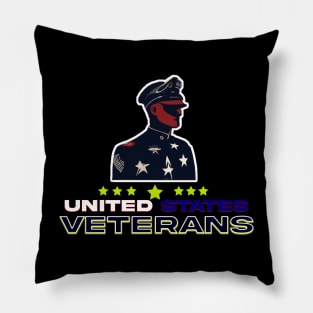 United States Veterans Design Pillow