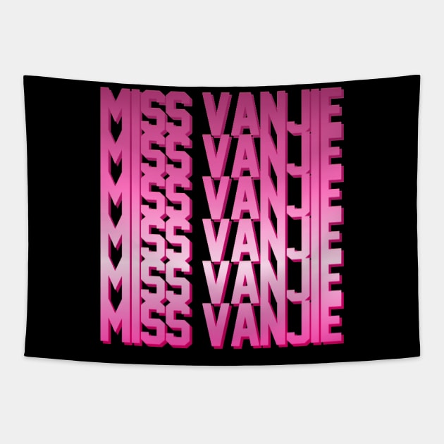 Miss Vanjie! (9) - Mulberry Lavender Magenta Vanjie Pink Gradient (Pink 3) Tapestry by mareescatharsis