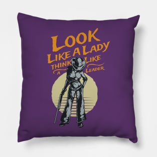 Lady of Gun Pillow