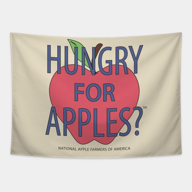 HUNGRY FOR APPLES Pitch Mockups Tapestry by Interdimensional Surplus