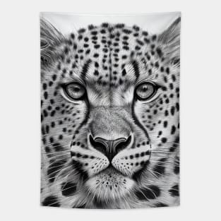 Cheetah Animal Wild Nature Illustration Line Epic Illustration Line Art Tapestry