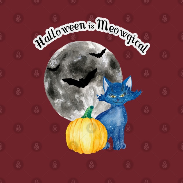 Meow-gical Halloween Cat by FamilyCurios